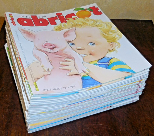 Lot magazines abricot 5 - abricot, 3/5