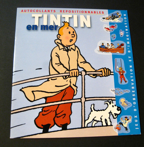 Tintin autocollants hergé - tintin,