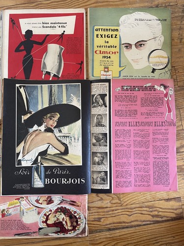 Lot magazines elle 1951 1953 - magazines,