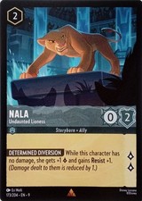 173/204 NALA UNDAUNTED LIONESS EN9 RARE DISNEY LORCANA CARD