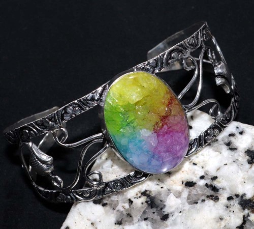 Bracelet jonc large - large, plaqué