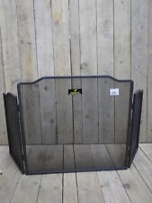 Pare feu cheminée acier forgé "ferdeco" barriére de sécurité 3 volets 