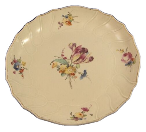 Jolie assiette florale - jolie, en