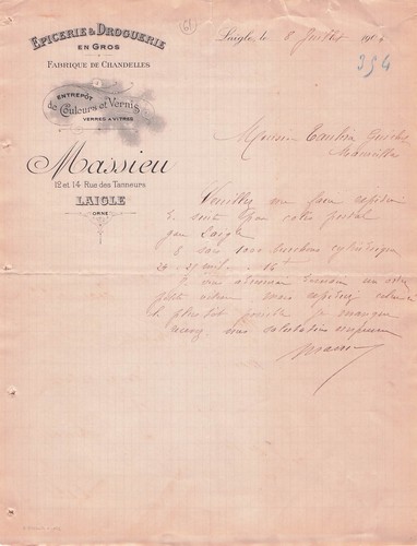 Aigle epicier massieu - 61, l