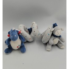 Doudou spirale d'activités mouton dragon Guss et Victor NOUKIE'S - 33389