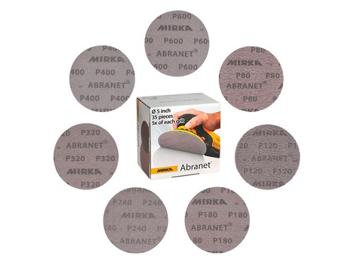 Mirka abranet mix pack - pack, inch
