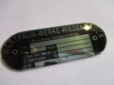 Plaque Signalétique AHK