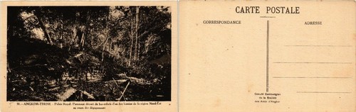 Old postcard cambodia - postcard,