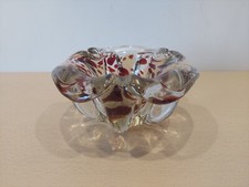 Beau cendrier vase en verre soviétique. Made in URSS. Union soviétique.  Orig...