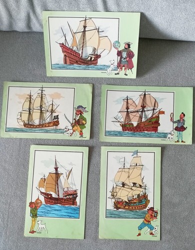 Tintin lot chromos voir - tintin, et