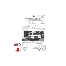 1967 Lancia Fulvia GT Scheda