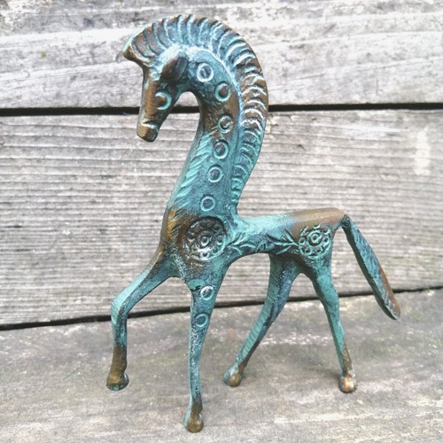 Statuette cheval bronze style - cheval,