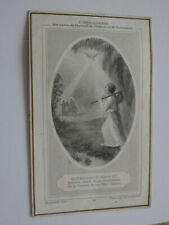 Pious image the intelligence of the virtues of poverty, chastity and submission