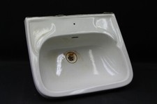 Ancien Lavabo Évier WC Blanc