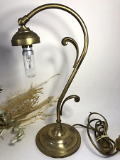 Brass Bedside / Desk Lamp - GM Brand Engraved - Functional