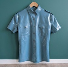 Chemise homme latex bleue - homme,