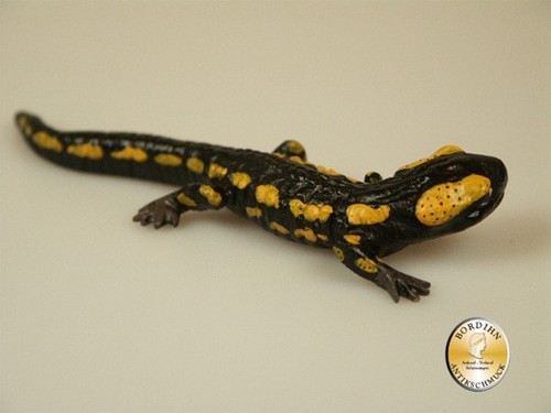Sculpture salamandre bronze - salamandre, en