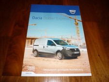 Dacia Dokker Express Brochure Brochure Depliant 04/2017
