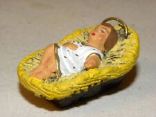 VINTAGE ANTIQUE SANTON DE PROVENCE NURSERY MARCEL CARBONEL JESUS SIZE 3 9CM