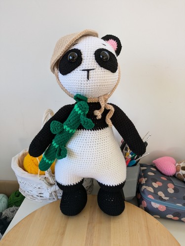 Grand panda doudou - panda,,