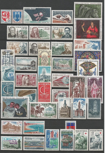 Timbres france lot 1966 1967 - 1966,