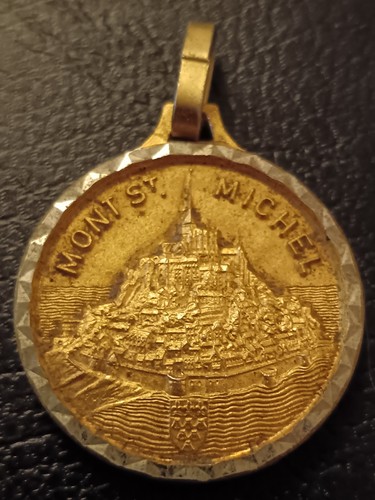Vintage french medal pendant - french,