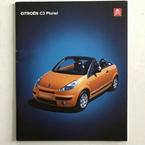 Citroen pluriel car - c3, sales