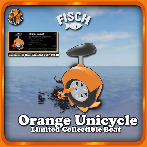 Fisch orange unicycle - [fisch],