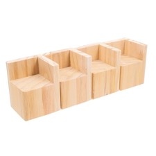  4 Pcs Wooden Feet Riser Monte Meuble Colonne Montante Des Meubles
