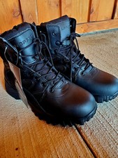 Propper Tactical Duty Boots Mens Size 8 Black 6" Side Zip Law Enforcement F4522