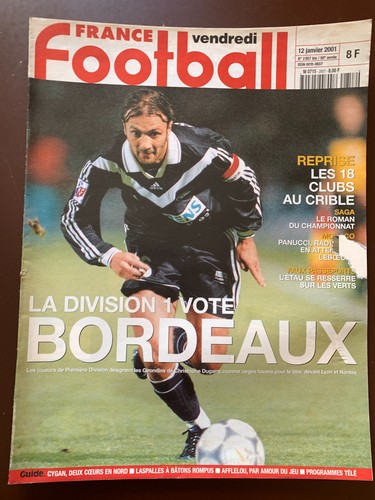 France football 2001 - football, 12/01/2001