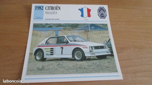 Fiche citroën visa - visa, lotus