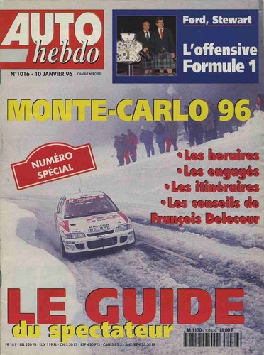 Auto hebdo 1016 - n°1016, 10/01/1996
