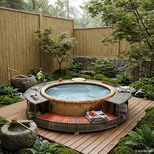 Cadre bain remous - bain,