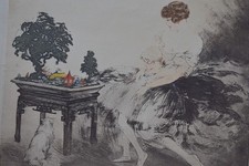 Louis ICART " Le Jardin