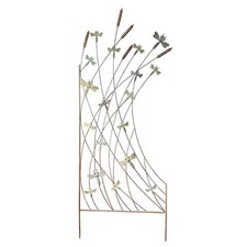 Treillage roseaux fer