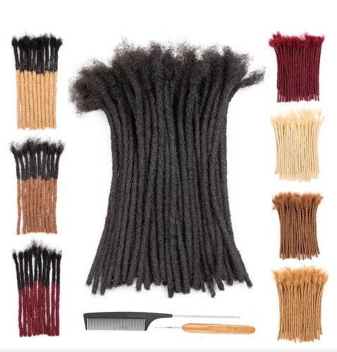Blck dreadlocks human hair - 15,