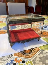 ANCIEN GRAND COFFRET EN VERRE