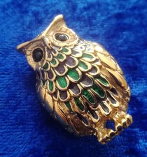 Bijou BROCHE oiseau HIBOU