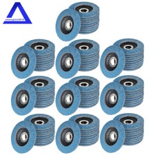 4-1/2" Flap Sanding Disc 40 60 80 120 Grit 4.5 Grinding Wheels for Angle Grinder