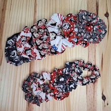 Betty Boop Scrunchies | Handmade in the USA | Long Lasting Silicone Elastic
