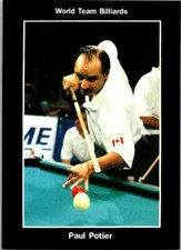 1993 World Wide Collectibles Pro Billiards Tour #97 Paul Potier 004910