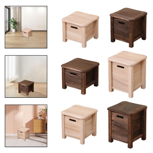 Tabouret rangement bois - rangement,