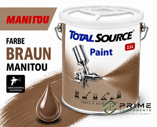 Peinture machine manitou braun - manitou,