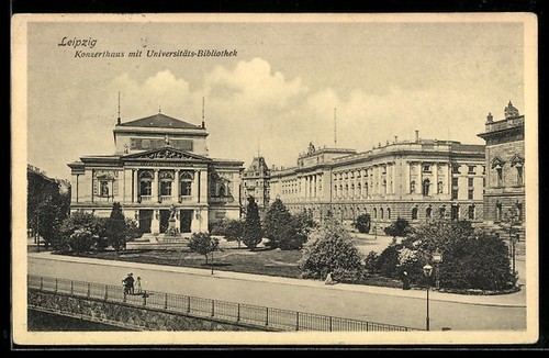 Carte postale leipzig - postale,