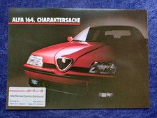 Alfa Romeo 164 Brochure