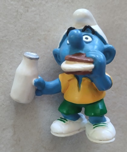 Figurine schtroumpf bouteille - figurine,