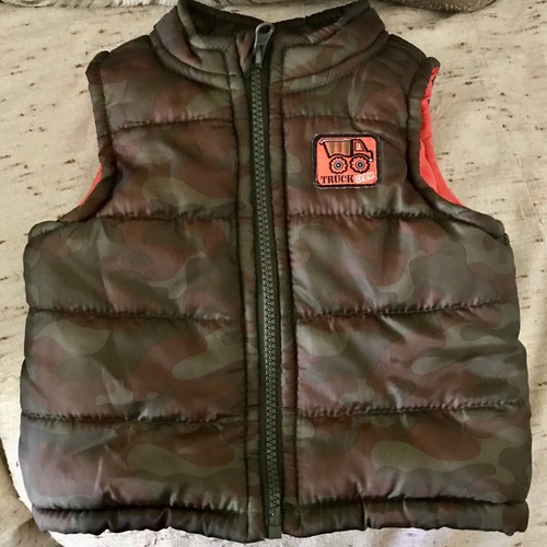 Baby boy vest - baby, camo
