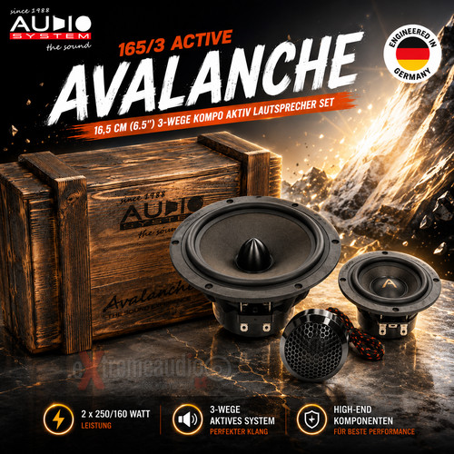 Système audio avalanche 165 - avalanche, 165/3