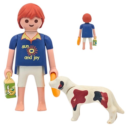 Playmobil homme bleu/blanc